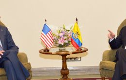 Santos también recibió esta semana al vice-presidente Biden quien reafirmó el apoyo de EE.UU. a Colombia y el proceso de paz 