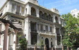 Edificio de la Suprema Corte en Montevideo; el país se ubicó 25 entre 148