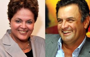 Dilma y Neves, son los candidatos más fuertes; una segunda vuelta parece inevitable 