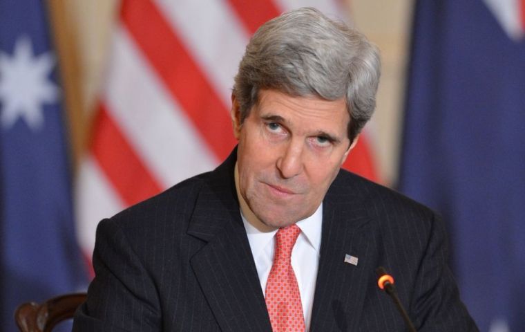 Kerry recordó que un antepasado suyo fue diplomático en Buenos Aires  