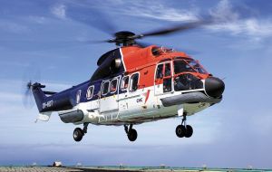 Los helicópteros Super Puma de Canadian Helicopter Corporation que operaron entre 2011 y 2013  