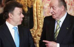 El presidente estuvo reunido con el ex rey de España Juan Carlos, un viejo amigo de Colombia