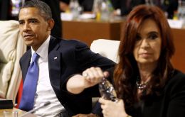 El Gobierno de Barack Obama “debe promover una solución pacífica” a la controversia insiste Argentina. 