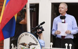 Este lunes se cumplieron dos años del asilo político otorgado por Ecuador al fundador de WikiLeaks 