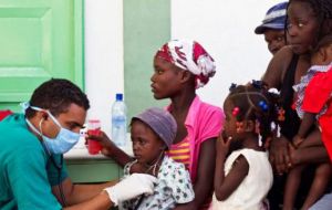 “El objetivo a largo plazo de Haití es eliminar el cólera de la Hispanola (que incluye a República Dominicana)”, destacó Jean Luc Poncelet.