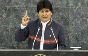 El presidente boliviano tiene prevista una larga lista de encuentros con mandatarios y con Ban Ki-moon 