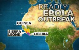 Según el último parte de la OMS, el número de infectados por el ébola en África Occidental es de 7.470 personas, de los que 3.431 