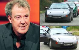 Clarkson llegó alardeando con un auto con patente H982 FKL, que recordaba el año y siglas de la guerra de Falklands y luego dijo que se trataba de una “mera coincidencia” 