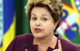 “Cuando me dan oportunidad, soy calmada”, dijo Rousseff a propósito del tono de este último debate comparado con los anteriores 