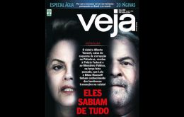En su nota de tapa Veja afirma que tanto Rousseff como Lula da Silva estaban al tanto de los desvíos de fondos en Petrobras para financiar partidos políticos  