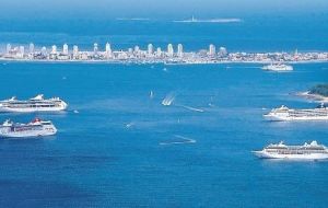 La temporada pasada anclaron en Punta del Este y Montevideo un total de 237 cruceros, de los que descendieron en torno a 400.000 pasajeros.
