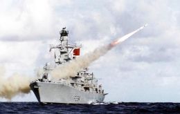 El ejercicio de tiro de HMS Iron Duke tuvo lugar en octubre y “fue parte de un entrenamiento rutinario planificado con mucha antelación” dijo Londres   