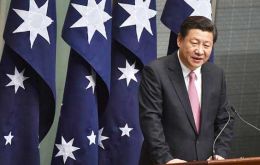 ”Australia es un país dinámico e innovador (...) Nosotros hemos sido su mayor socio económico durante los últimos 5 años”, destacó Xi Jinping  en Canberra