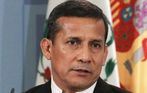 La principal fuente de financiación serán los recursos ordinarios que provienen de la recaudación tributaria, y financian el 70% de los gastos, dijo Humala.
