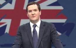 ”Podemos, al fin, saldar las deudas que el Reino Unido contrajo en la Primera Guerra Mundial”, dijo el secretario de finanzas, Osborne 