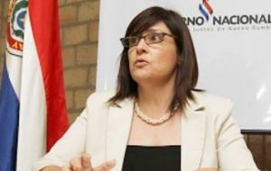 La ministra María Cristina Morales, ministra de Medio Ambiente fue quien hizo el planteo en Lima 