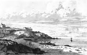Port Egmont, en la isla Saunders fue el primer asentamiento. Algunos restos permanecen protegidos como parte del patrimonio histórico 