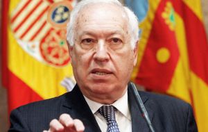 El ministro español García-Margallo quiere plantear “que la UE, en el caso de que ocurra un acuerdo, acompañe el proceso de paz”