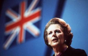 ”La guerra de Malvinas absorbió toda la atención de la señora Thatcher y del Gobierno británico y de Gibraltar nunca más se supo”, declaró. 