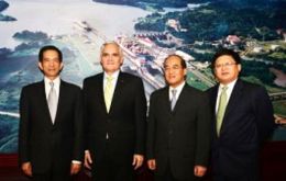 En 2014 Quijano recibió a una delegación de China Harbour Engineering Company (CHEC) que esta semana repiten la visita 