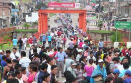 Los pobladores de la región de Junín iniciaron su protesta el lunes y un día después la policía actuó para evitar la toma de una sede policial y otra militar