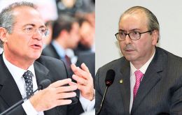 La lista de investigados incluye a Renán Calheiros, presidente del Senado y del Congreso, y a Eduardo Cunha, presidente de la Cámara de Diputados