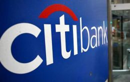Citibank Argentina debe abonar a fin de marzo unos 3,7 millones de dólares correspondientes a renta del bono “Par”.