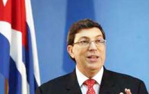 El ministro de Relaciones Exteriores de Cuba, Bruno Rodríguez, será recibido en Bruselas el 22 de abril próximo para continuar el debate