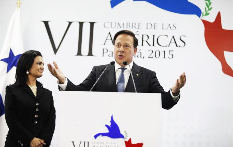 El Presidente Varela dijo que se convocó la Cumbre “con carácter universal”, y que el resultado fue una cita “histórica” gracias a la presencia de Cuba