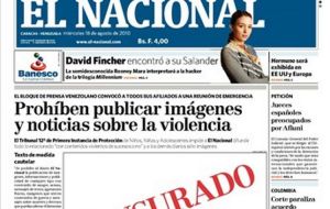 El principal blanco es el diario “El Nacional” pero también incluye al portal digital “La Patilla” y la versión digital de “Tal Cual”