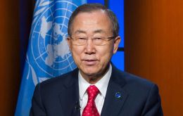 El Secretario General de Naciones Unidas, Ban Ki-Moon 