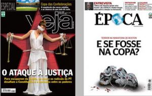 “Las revistas brasileñas son una basura; no valen nada. Junten todos los periodistas de Veja y Época y no alcanzan juntos el 10 % de mi honestidad”.
