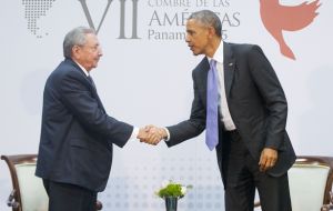 La última ronda de negociaciones fue en marzo en La Habana, casi un mes antes de la Cumbre en Panamá, donde Obama y Castro mantuvieron la histórica reunión
