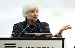 El “decepcionante” desempeño en el primer trimestre, una debilidad pasajera, dijo Yellen. Pero “la inflación sigue por debajo de la meta del 2% a largo plazo” 