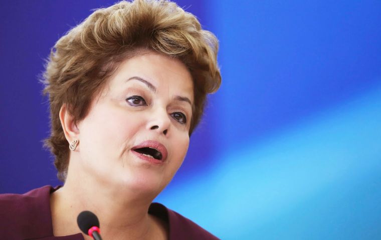 Rousseff intentará convencer a los mercados de EE. UU. que si bien la economía brasileña este año se retraerá, retomará en corto plazo al crecimiento