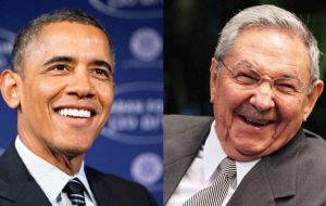 El hecho se producirá más de seis meses después de que Obama y el presidente de Cuba, Raúl Castro, sorprendieran al mundo con el histórico anuncio