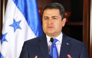  El presidente hondureño, Juan Orlando Hernández, inició en junio un diálogo “sin condiciones” con diversos sectores sociales del país