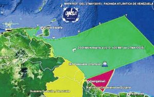 El motivo del conflicto territorial refiere a unos 160.000 kilómetros cuadrados y espacios marítimos que reclama Venezuela a Guyana.