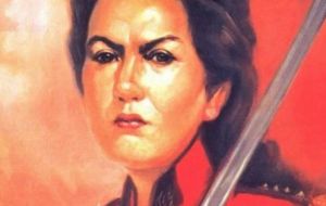 Juana Azurduy nació en 1780 en Toroca, entonces parte del virreinato del Alto Perú y ahora territorio boliviano, y murió en la ciudad de Sucre