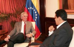 Se trata del primer encuentro bilateral de Maduro con Vázquez, quien asumió por segunda vez la presidencia del país el pasado primero de marzo