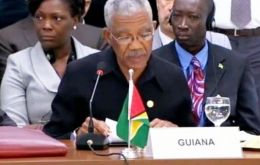 El presidente de Guyana Granger pidió el apoyo del bloque en el conflicto que su país mantiene con Venezuela por la región del Esequibo
