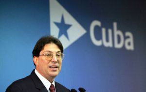 Para Rodríguez la normalización de relaciones diplomáticas no se completará hasta que EE.UU. levante el embargo a Cuba y devuelva Guantánamo.