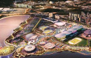 La Villa Olímpica se completó al 84% y la piscina, el centro de prensa y tres estadios que albergarán seis competiciones bajo techo, en dos tercios