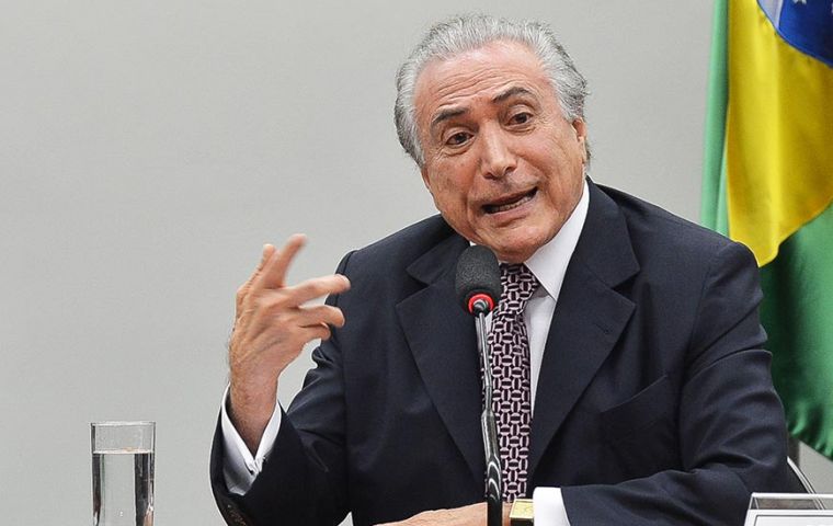 El vicepresidente de Brasil dijo que el proceder del Congreso “podría llegar a transformar al país en una Grecia”