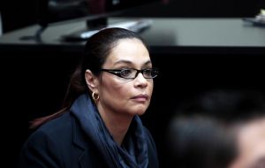 La ex-vicepresidenta Roxana Baldetti, quien dimitió en mayo, está en prisión desde el 21 de agosto acusada de dirigir una red de corrupción aduanera.