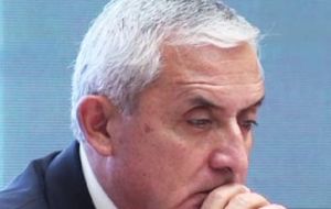 Pérez Molina fue desaforado el martes por el Congreso tras ser señalado por el Ministerio Público y la Cicig como líder de una red de defraudación aduanera