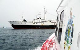Este año unas 2.200 toneladas de merluza negra fueron capturadas en torno a Georgia del Sur por seis naves debidamente autorizadas. 