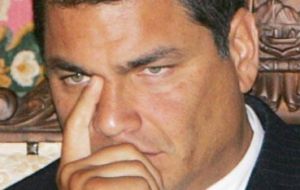 Correa culpó a los tres medios europeos de mentir sobre la respuesta policial a las recientes manifestaciones