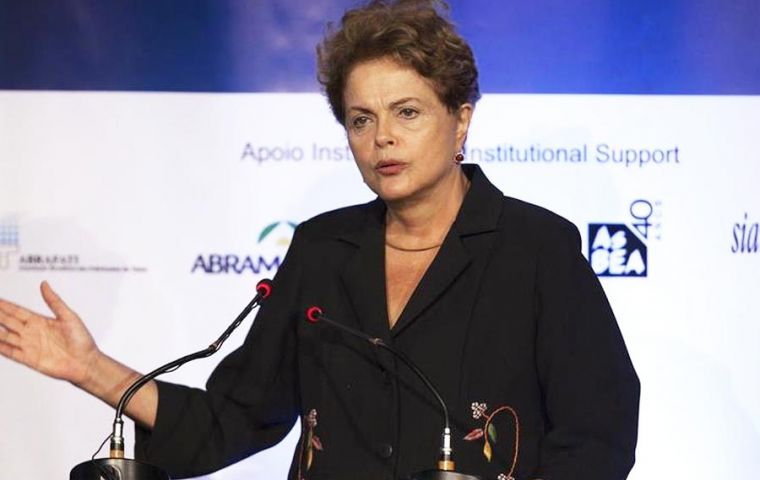 En un discurso en Piauí, Rousseff dijo que Brasil tiene una “fuerza inmensa”, es la séptima economía y cuenta con una agricultura y una industria “ fuertes”.