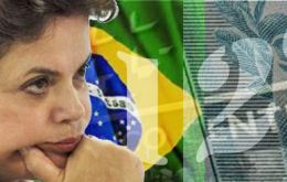 El informe confirma las peores expectativas del gobierno de Rousseff, sin embargo aún son más positivas que las divulgadas por el Banco Central, 2.7%